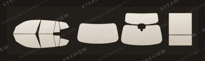 Bmw iX3 — Bmw iX3 - Window Film B 2022