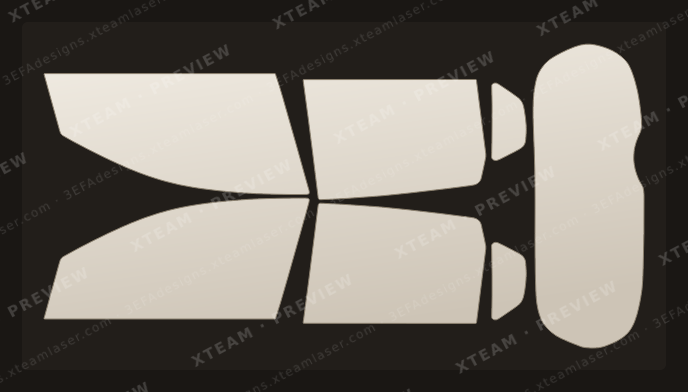 Chevrolet Aveo — Chevrolet Aveo - Window Film C Hatchback 2004