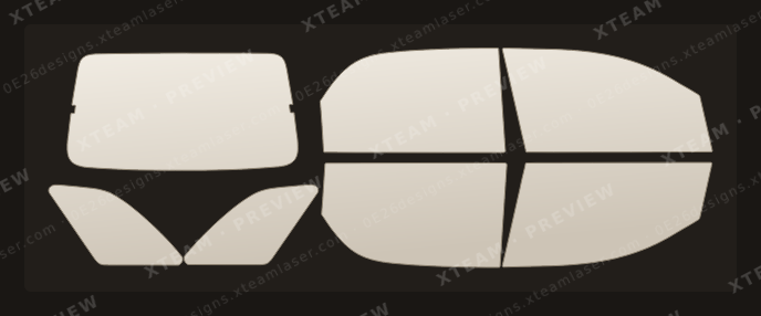Chevrolet Equinox — Chevrolet Equinox - Window Film C 2005
