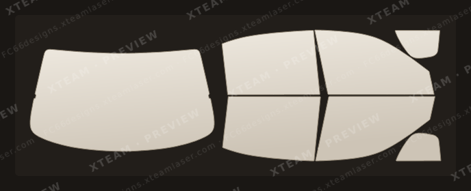 Chevrolet Malibu — Chevrolet Malibu - Window Film C 1997