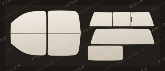 Chevrolet Silverado — Chevrolet Silverado - Window Film C Crew PU 2007