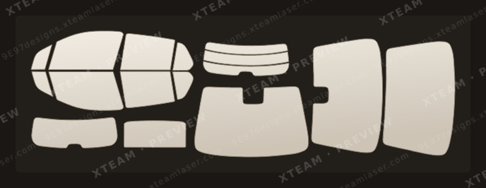 Chevrolet Trax — Chevrolet 트랙스 (Trax) - KOR (국산차)Window Film C 쉐보레( ) TRAX 2013 2023