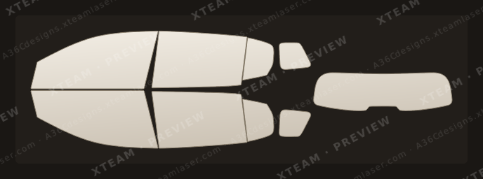 Citroen C5 aircross — Citroen C5 Aircross - Window Film C 2017