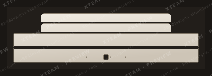 Dell Latitude E6420 (P15G) — Dell Latitude E6420 (P15G) - SCREEN FRAME 4 PIECES