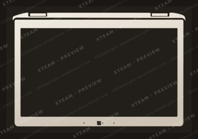 Dell Latitude E6520 (P14F) — Dell Latitude E6520 (P14F) - SCREEN FRAME V1