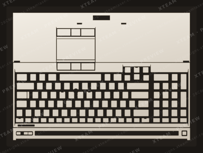 Dell Precision M4700 (P21F) — Dell Precision M4700 (P21F) - KEYBOARD FULL WITH FRONT FRAME