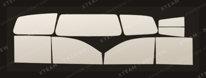 Dodge Durango — Dodge Durango - Window Film D 2004
