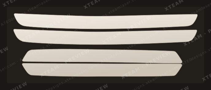 Door Panel Threshold Strip BMW — Door Panel Threshold Strip BMW - Car partial protection kit D 5 Series L 2018