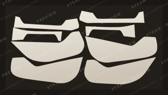 Door Panel Threshold Strip BMW — Door Panel Threshold Strip BMW - Car partial protection kit D X1 2020