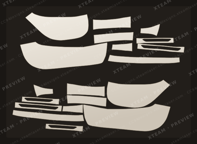 Door Panel Threshold Strip BMW — Door Panel Threshold Strip BMW - Car partial protection kit D X5 2021