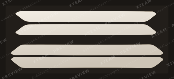 Door Panel Threshold Strip BMW — Door Panel Threshold Strip BMW - Car partial protection kit D X5L 2022