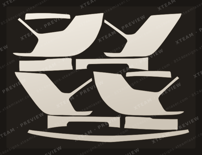 Door Panel Threshold Strip Cadillac — Door Panel Threshold Strip Cadillac - Car partial protection kit D XT6 2019