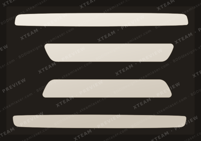 Door Panel Threshold Strip Porsche — Door Panel Threshold Strip Porsche - Car partial protection kit D Paramela 2021