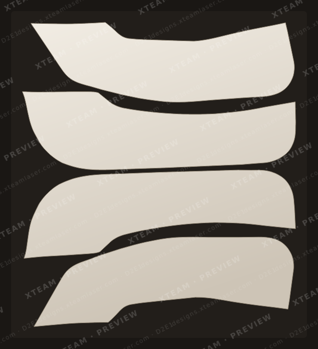 Door Threshold Anti Kick Film BMW — Door Threshold Anti Kick Film BMW - Car partial protection kit D 5 Series L 2017 2020