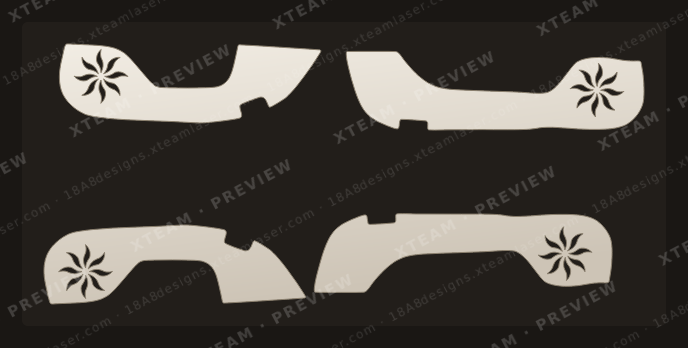 Door Threshold Anti Kick Film Toyota — Door Threshold Anti Kick Film Toyota - Car partial protection kit D Crown 2015 2018