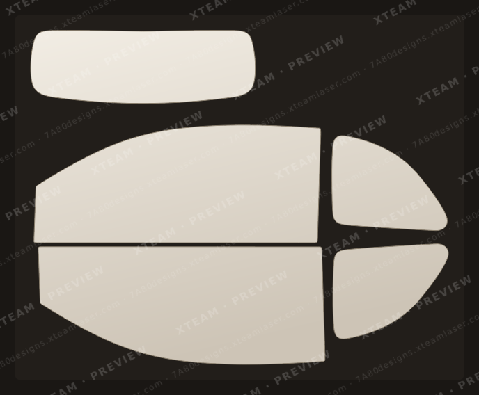 Fiat 500 — Fiat 500 - FOR (수입차)Window Film F 피아트( ) 2011 2017