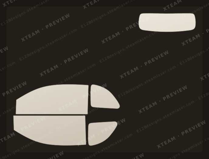 Fiat 500L — Fiat 500L - FOR (수입차)Window Film F 피아트( ) 2014 2019