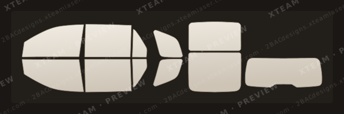 Ford Everest — Ford Everest - Window Film F 2023