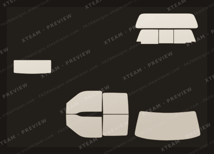 Ford F-250 — Ford F-250 - FOR (수입차)Window Film F 포드( ) F 크루캡 (Crew Cap) 2017 2019