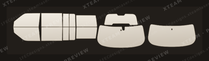 Ford 플렉스 (Flex) — Ford Flex - Window Film F 4Door 2016