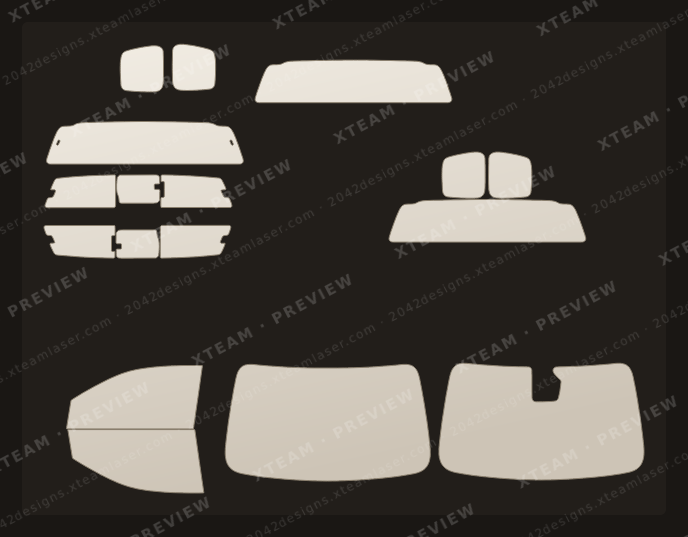 Ford Ranger — Ford 레인저 (Ranger) - FOR (수입차)Window Film F 포드( ) 와일드트랙 (P703 전기형) 4세대 (Wildtrak 4th Generation Electric) 2022 2023