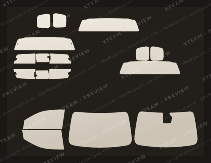 Ford Ranger — Ford 레인저 (Ranger) - FOR (수입차)Window Film F 포드( ) 랩터 (RA 전기형) 4세대 (Raptor 4th Generation Electric) 2022 2023