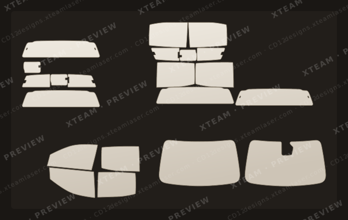 Ford Ranger — Ford 레인저 (Ranger) - FOR (수입차)Window Film F 포드( ) RAPTOR 3세대 (Raptor 3rd Generation) 2011 2022