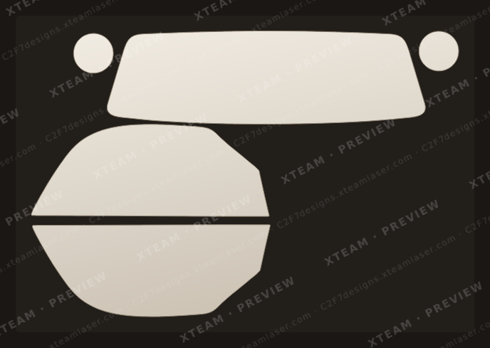 Ford Thunderbird — Ford Thunderbird - Window Film F 2002