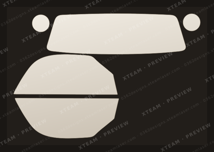 Ford Thunderbird — Ford Thunderbird - Window Film F 2004