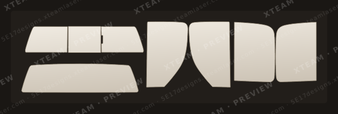 Gmc Sierra HD 25003500 — Gmc Sierra HD 25003500 - Window Film G Crew PU 2014