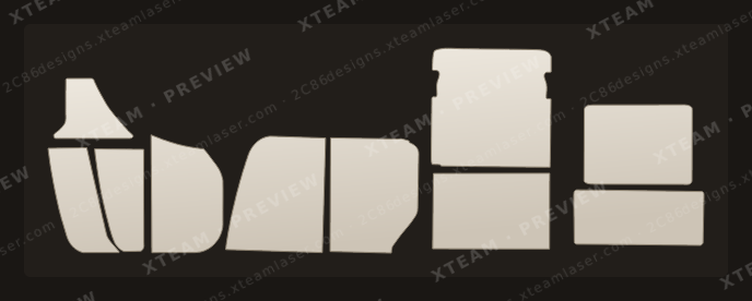 Heavy Equipment 두산(Doosan) — Heavy Equipment 두산(Doosan) - KOR (국산차)Window Film H 중장비( ) 02 DX65 (굴삭기) (Excavator) 1980 2023