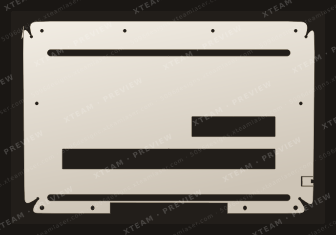 Hp Envy X360 7265NGW — Hp Envy X360 7265NGW - Full Wrap Bottom