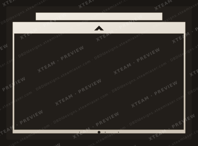 Hp VICTUS 16-d0000ne — Hp VICTUS 16-d0000ne - SCREEN FRAME (2)