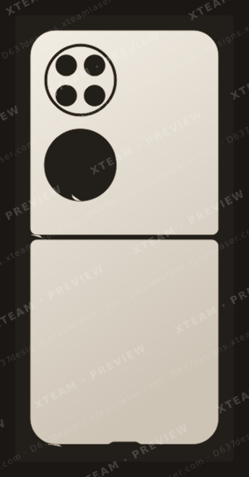 Huawei P50 Pocket 4G — Huawei P50 Pocket 4G - Back 1