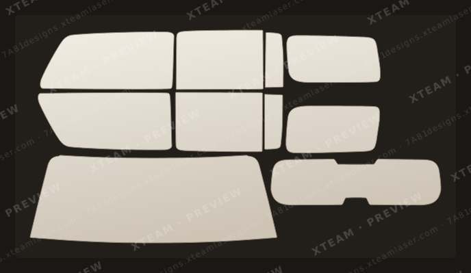 Hummer H3 — Hummer H3 - Window Film H 2006