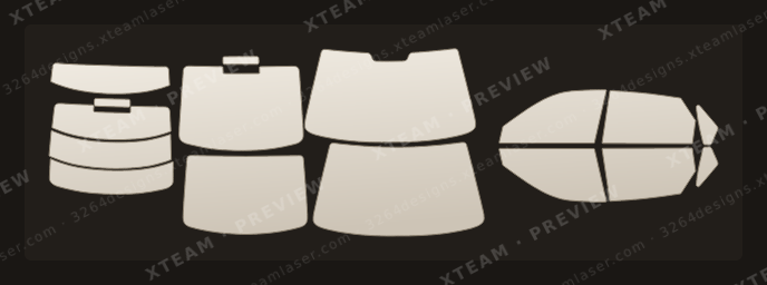 Hyundai 아반떼(Avante) — Hyundai 아반떼(Avante) - KOR (국산차)Window Film H 현대 ( ) XD 5DOOR 2000 2006