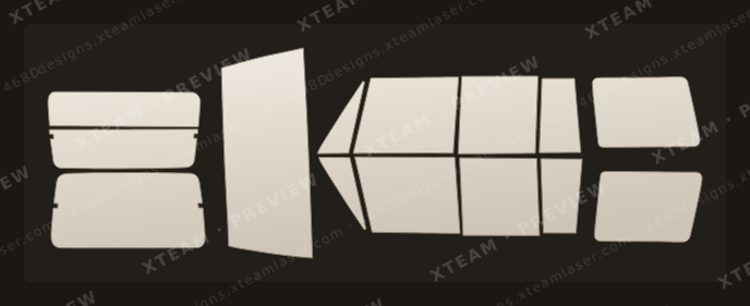 Hyundai 갤로퍼(Galloper) — Hyundai Galloper - Window Film H LONG 6P 1994