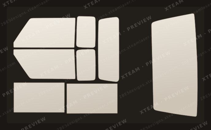 Hyundai Porter — Hyundai Porter - Window Film H AH 2nd Generation 1986
