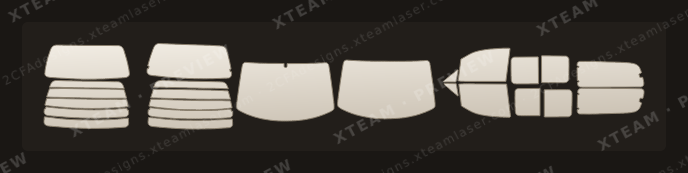 Hyundai 스타렉스(Starex) — Hyundai Starex - Window Film H 1997