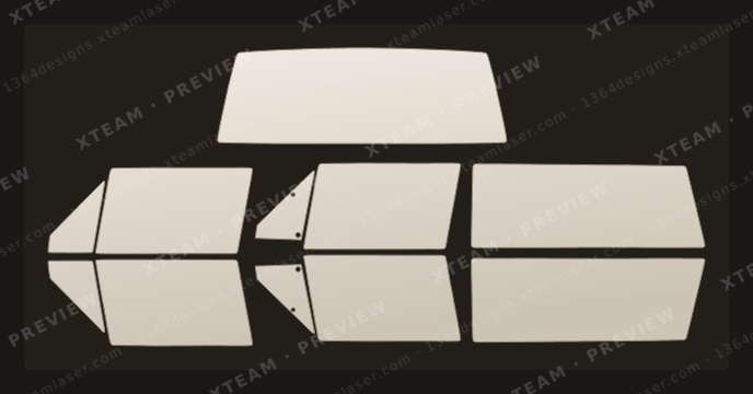 Jeep Cherokee — Jeep Cherokee - Window Film J Two door 1984