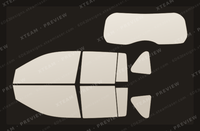 Jeep Compass(old body) — Jeep Compass(old body) - Window Film J 2007