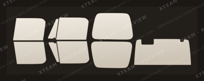 Jeep Wrangler — Jeep Wrangler - Window Film J Two door 1987