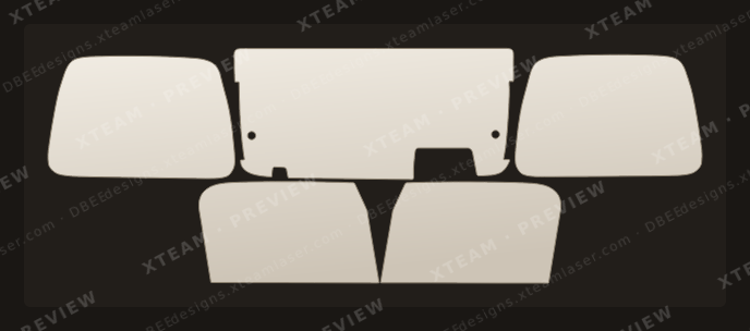 Jeep Wrangler — Jeep Wrangler - Window Film J Two door 2004