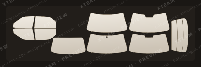 Kgm 체어맨 - Chairman — Kgm 체어맨 - Chairman - KOR (국산차)Window Film K 쌍용( ) REAR TO A 타입 Rear to A Type 1997 2003