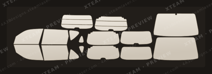 Kgm Rexton — Kgm 렉스턴 - Rexton - KOR (국산차)Window Film K 쌍용( ) 2003 2006