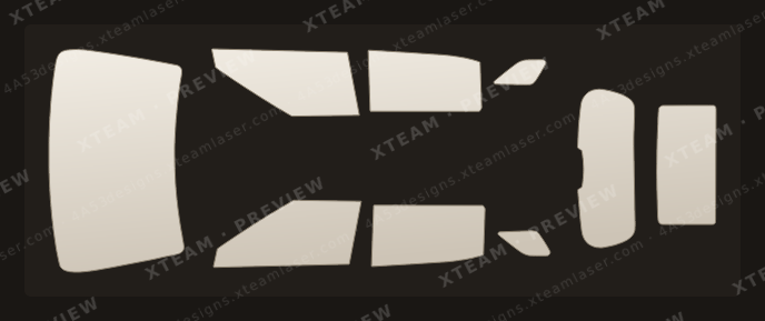 Kgm TIVOLI Air — Kgm TIVOLI Air - VECTRA Window Film K 2016