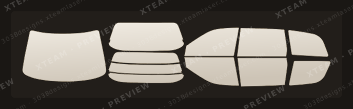 Kia 카스타(Carstar) — Kia 카스타(Carstar) - KOR (국산차)Window Film K 기아 ( ) CARSTAR 1999 2002