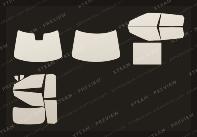 Kia EV6 — Kia EV6 - KOR (국산차)Window Film K 기아 ( ) 기본형 (CV1 전기형) 1세대 Basic Type CV1 Electric Generation 1 2021 2024