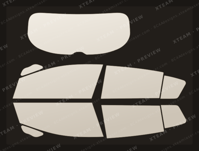 Kia Forte — Kia Forte - Window Film K Hatchback 2014