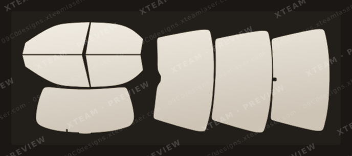 Kia 스펙트라윙(Spectra wing) — Kia 스펙트라윙(Spectra wing) - KOR (국산차)Window Film K 기아 ( ) HAN 2000 2003